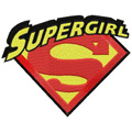 Supergirl logo 2 machine embroidery design